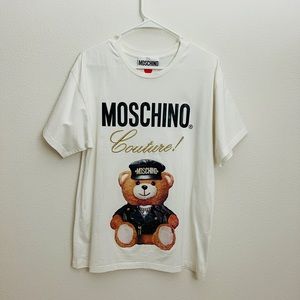 Moschino T-shirt with Loves Printemps Teddy Bear size M